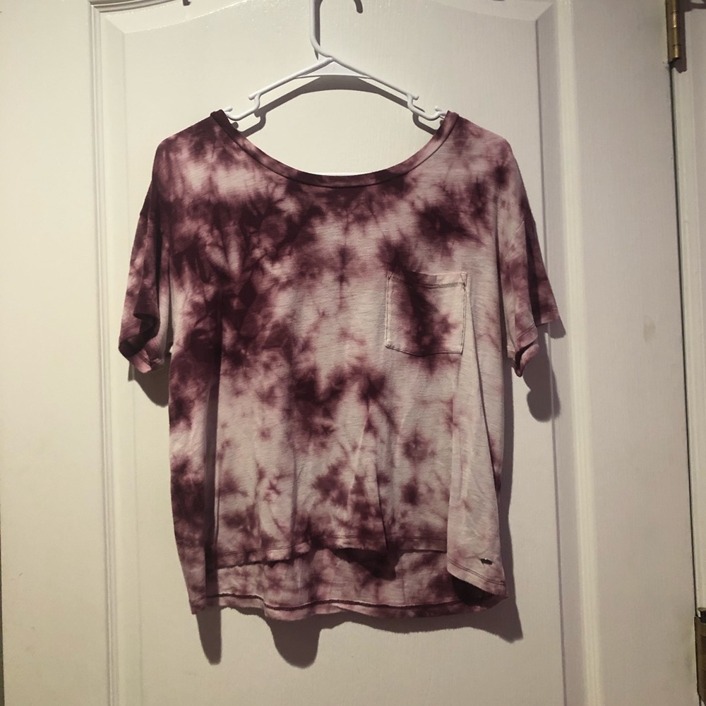 flowy tie dye tee
